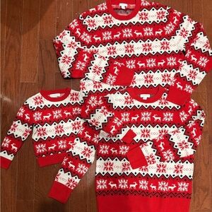 Charter Club family matching holiday sweater set (4T, M, L)
